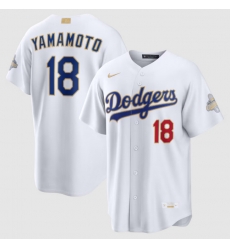 Men Los Angeles Dodgers Yoshinobu Yamamoto Nike White 2026 Gold Collection Stadium Jersey Men Los Angeles Dodgers Yoshinobu Yamamoto Nike White 2026 Gold Collection Stadium Jersey