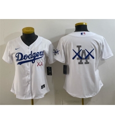 Youth Los Angeles Dodgers Team Big Logo White Vapor Premier Limited Stitched Baseball Jersey Youth Los Angeles Dodgers Team Big Logo White Vapor Premier Limited Stitched Baseball Jersey
