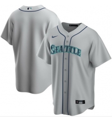 Men Miami Marlins Nike Gray Blank Jersey