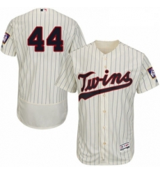 Mens Majestic Minnesota Twins 44 Kyle Gibson Authentic Cream Alternate Flex Base Authentic Collection MLB Jersey