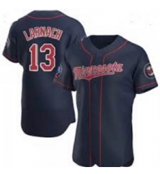 Minnesota Twins 13 Trevor Larnach Navy Jersey