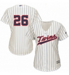 Womens Majestic Minnesota Twins 26 Max Kepler Replica Cream Alternate Cool Base MLB Jersey