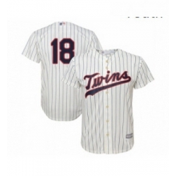 Youth Minnesota Twins 18 Mitch Garver Replica Cream Alternate Cool Base Baseball Jersey 