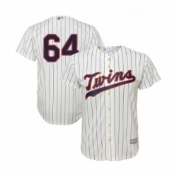 Youth Minnesota Twins 64 Willians Astudillo Replica Cream Alternate Cool Base Baseball Jersey 