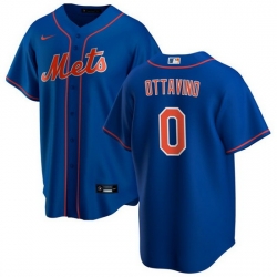 Men New York Mets 0 Adam Ottavino Royal Cool Base Stitched Jersey