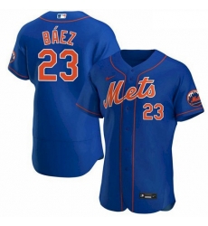 Men's New York Mets #23 Javier Baez Royal Anthentic Nike Jersey