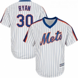 Youth Majestic New York Mets 30 Nolan Ryan Replica White Alternate Cool Base MLB Jersey