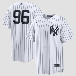 Men New York Yankees  96 George Lombard Jr White No Name Home Limited Stitched Baseball Jersey