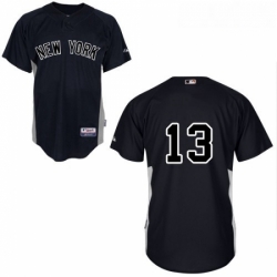 Youth Majestic New York Yankees 13 Alex Rodriguez Replica Black MLB Jersey