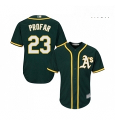 Mens Oakland Athletics 23 Jurickson Profar Replica Green Alternate 1 Cool Base Baseball Jersey 