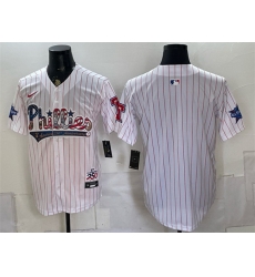Men Philadelphia Phillies Blank White 2026 All Star USA 250 Fourth of July Home Stitched Baseball Jersey Men Philadelphia Phillies Blank White 2026 All Star USA 250 Fourth of July Home Stitched Baseball Jersey