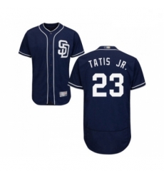 Mens San Diego Padres 23 Fernando Tatis Jr Navy Blue Alternate Flex Base Authentic Collection MLB Jersey