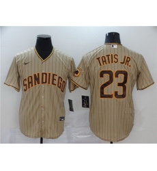 Padres 23 Fernando Tatis Jr Brown Nike 2020 Flexbase Jersey