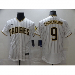 Youth Nike San Diego Padres 9 Jake Cronenworth White Brown 2021 Road Player Jersey