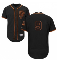 Mens Majestic San Francisco Giants 9 Matt Williams Black Alternate Flex Base Authentic Collection MLB Jersey