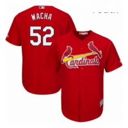 Youth Majestic St Louis Cardinals 52 Michael Wacha Replica Red Alternate Cool Base MLB Jersey