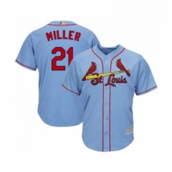 Youth St Louis Cardinals 21 Andrew Miller Replica Light Blue Alternate Cool Base Baseball Jersey 