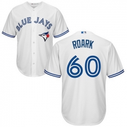 Blue Jays 60 Tanner Roark White New Cool Base Stitched MLB Jersey