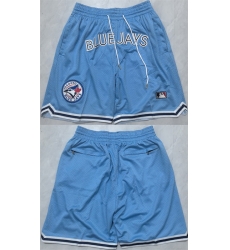 Men Toronto Blue Jays Blue Shorts Men Toronto Blue Jays Blue Shorts