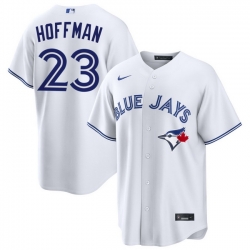 Men Toronto Blue Jays Jeff Hoffman 23 White Home Limited Stitched Baseball Jersey