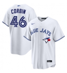 Men Toronto Blue Jays Patrick Corbin 46 White Home Limited Stitched Baseball Jersey Men Toronto Blue Jays Patrick Corbin 46 White Home Limited Stitched Baseball Jersey