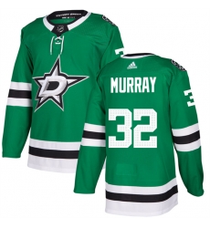 Men Dallas Stars 32 Matt Murray Green Stitched Jersey