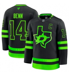 Men Dallas Stars Active Player Custom Black 2024 25 Alternate Stitched Hockey Jersey