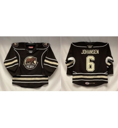 Men Hershey Bears Custom Black Calder Cup Finals Stitched Hockey Jersey