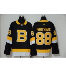 Bruins 88 David Pastrnak Black Adidas Jersey