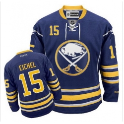 Buffalo Sabres #15 Jack Eichel Navy Blue Stitched NHL Jersey