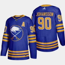 Buffalo Sabres 90 Marcus Johansson Men Adidas 2020 21 Home Authentic Player Stitched NHL Jersey Royal Blue