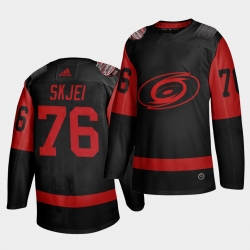 Carolina Hurricanes 76 Brady Skjei Black Men 2021 Stadium Series Outdoor Game Jersey