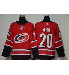 Men Carolina Hurricanes 20 Sebastian Aho Red Adidas Jersey