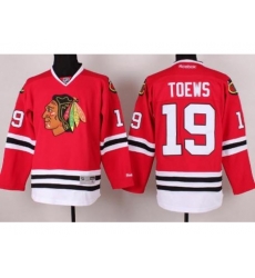 Chicago Blackhawks 19 Jonathan Toews Red NHL Jersey