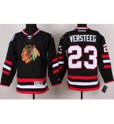 Chicago Blackhawks 23 Kris Versteeg Black 2014 Stadium Series NHL Jersey A PATCH