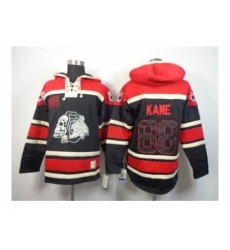 Chicago Blackhawks #88 Kane red-black[pullover hooded sweatshirt][the skeleton head]