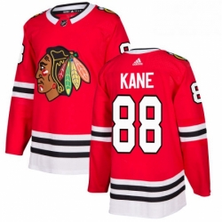 Mens Adidas Chicago Blackhawks 88 Patrick Kane Premier Red Home NHL Jersey 