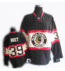 RBK Chicago Blackhawks New Third jersey #39 HUET black