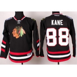 Youth Chicago Blackhawks 88 Patrick Kane Black 2014 Stadium Series Jersey