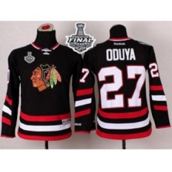 youth nhl jerseys chicago blackhawks #27 oduya black[2015 stanley cup][oduya]