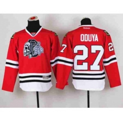 youth nhl jerseys chicago blackhawks #27 oduya red-1[the skeleton head][oduya]