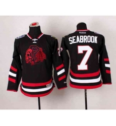 youth nhl jerseys chicago blackhawks #7 seabrook black-1[2014 new stadium]