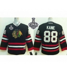 youth nhl jerseys chicago blackhawks #88 kane black-1[2015 stanley cup]