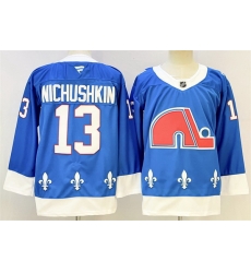 Men Colorado Avalanche 13 Valeri Nichushkin Blue 2025 Stitched With C Patch Hockey Jersey Men Colorado Avalanche 13 Valeri Nichushkin Blue 2025 Stitched With C Patch Hockey Jersey