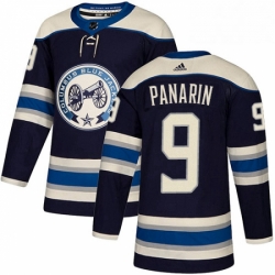 Mens Adidas Columbus Blue Jackets 9 Artemi Panarin Authentic Navy Blue Alternate NHL Jersey 