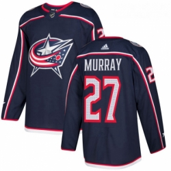 Youth Adidas Columbus Blue Jackets 27 Ryan Murray Premier Navy Blue Home NHL Jersey 