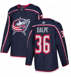 Youth Adidas Columbus Blue Jackets 36 Zac Dalpe Authentic Navy Blue Home NHL Jersey 