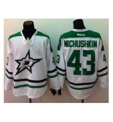 Dallas Stars #43 Valeri Nichushkin White Stitched NHL Jersey