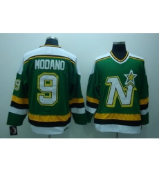 Dalls Stars 9 Modano Green Jerseys CCM