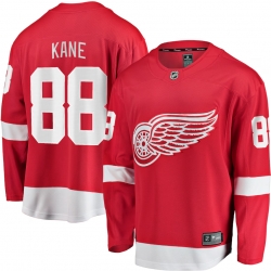 Men Detroit Red Wings 88 Patrick Kane Red Stitched Jersey